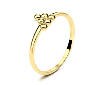 Gold Plated Silver Rings NSR-2877-GP